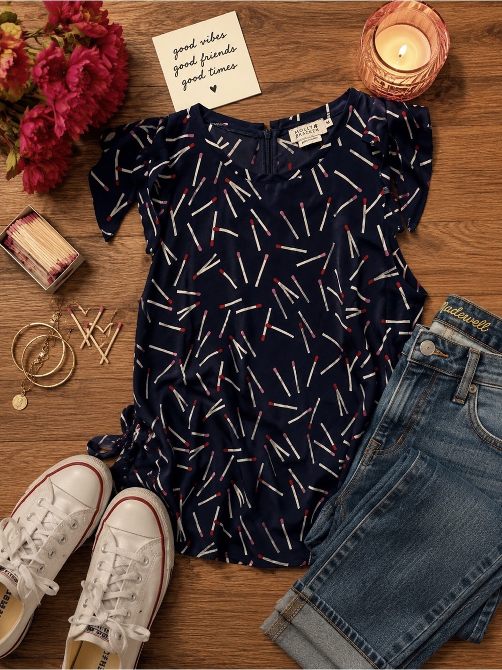 SUMMER CUTE Molly Bracken Ladies Summer Top